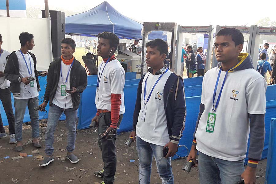 Accreditation scanning systems at TATA Mumbai Marathon 2018