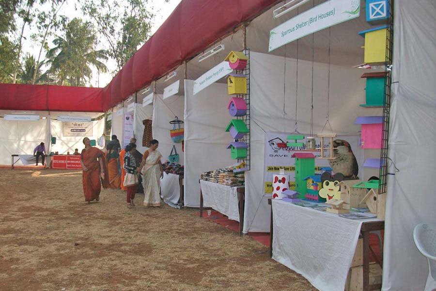 Eco-friendly exhibition at Vishwa